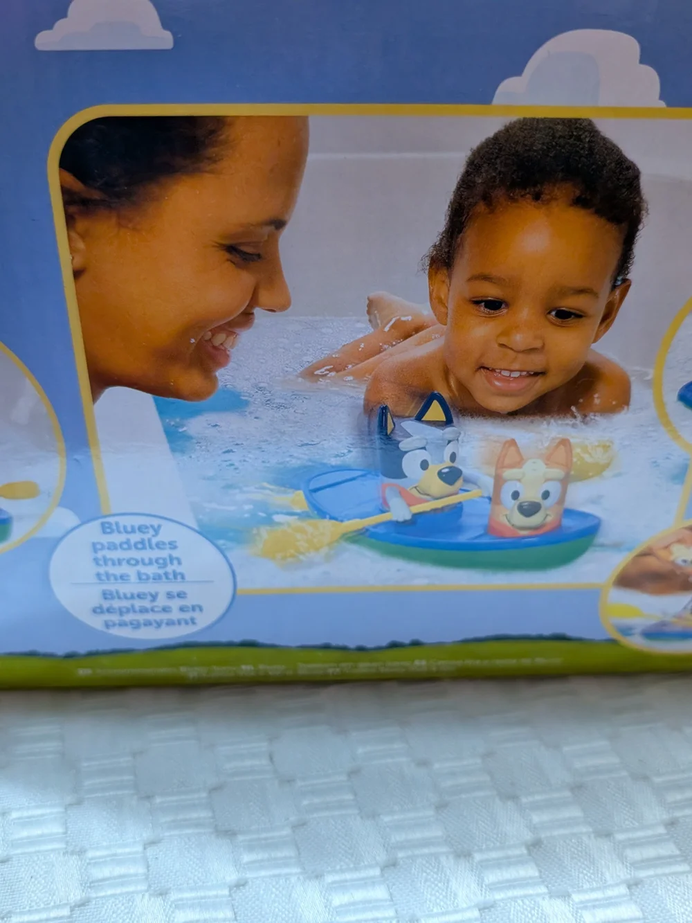 Pull & Go Canoe Toy - Blue and Yellow